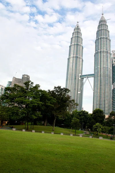 Petronas twin towers di kuala lumpur — Foto Stock