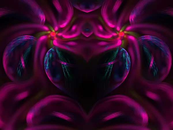 Elegance pembe fractal — Stok fotoğraf