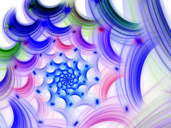 Kış fractal — Stok fotoğraf