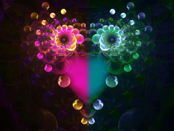 Fractal luminos — Fotografie, imagine de stoc