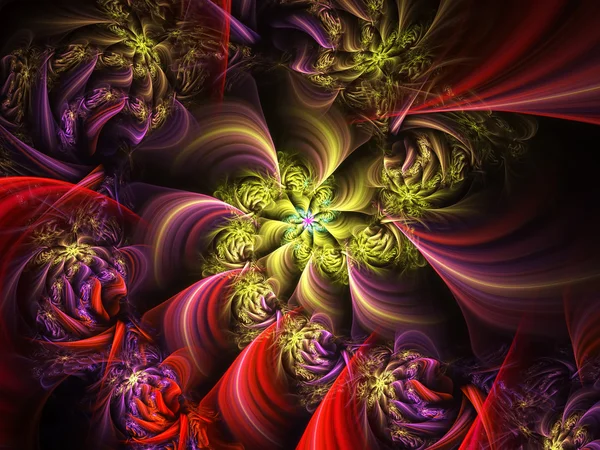 Heldere fractal — Stockfoto