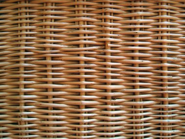 Wicker basket. Background. clipart