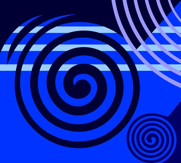 Design abstrait bleu . — Image vectorielle