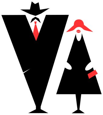 Man & Woman clipart