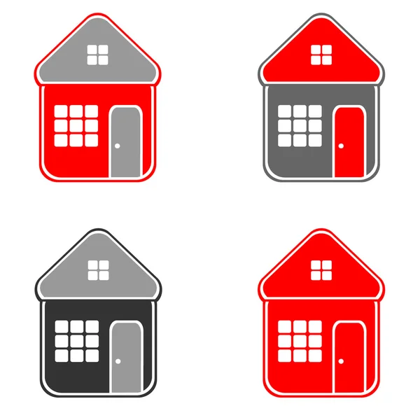 House. Icons. Vector. — Stock Vector