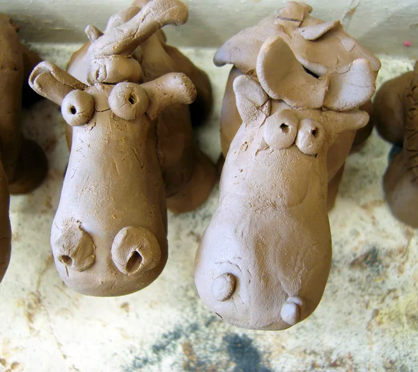 Child's ceramic handicrafts. — Stock Photo, Image