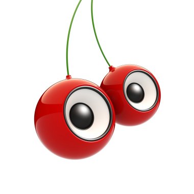 Cherry speakers clipart