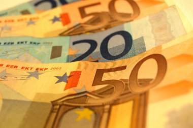 Euro notes clipart