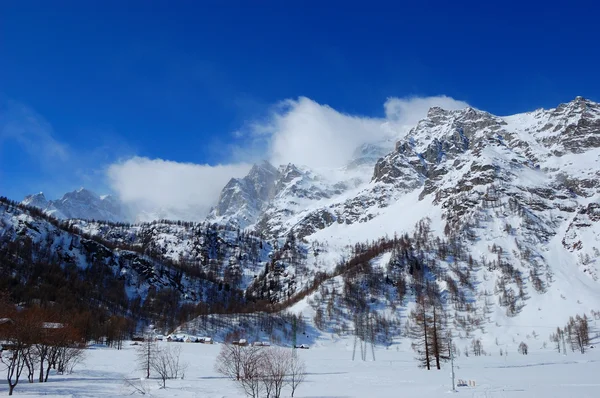 雪山景观 — 图库照片