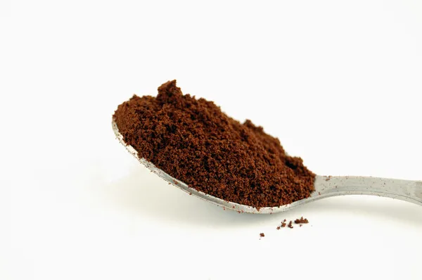 Stock image Close-up of spoon full of coffee powder