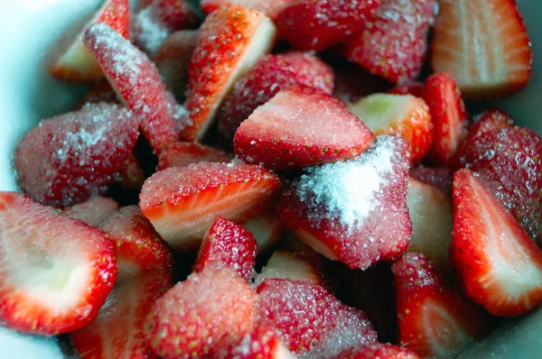 草莓沙拉 — 图库照片