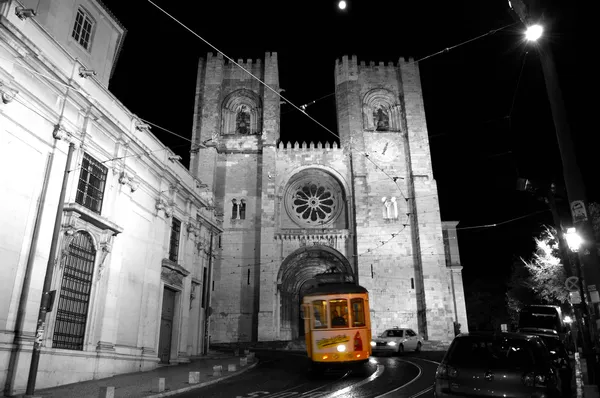 Tram Lisbona Foto Stock Royalty Free