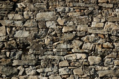 Wall made of stones clipart