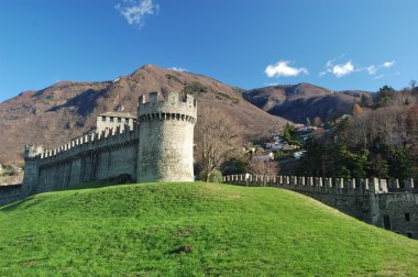 Montebello castle, Bellinzona clipart