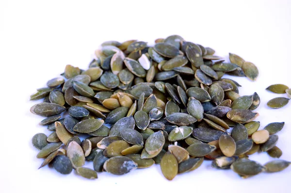 Closeup de sementes de abóbora — Fotografia de Stock