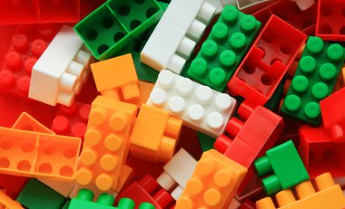 Lego arka plan - siyah beyaz