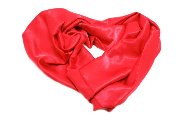 stock image Heart of red cloth