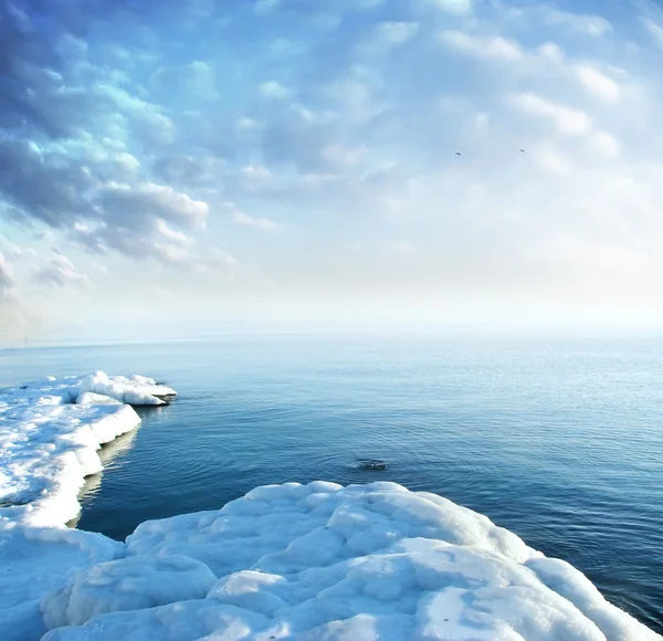 Wybrzeże lodu — Zdjęcie stockowe