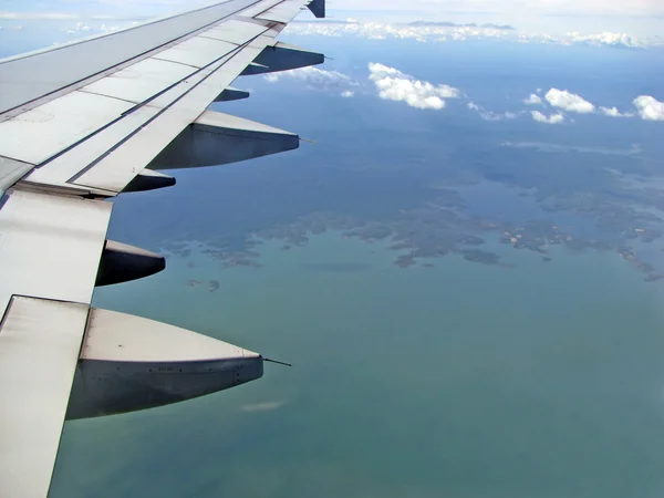 stock image From a plane window