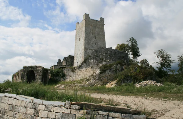 stock image Ancient watchtower in the mountains