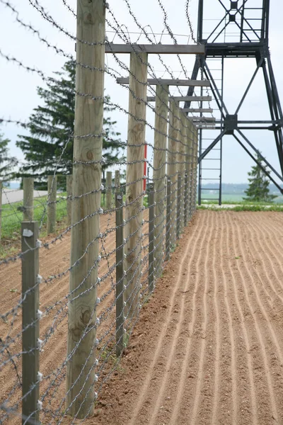 Obstáculos na fronteira — Fotografia de Stock