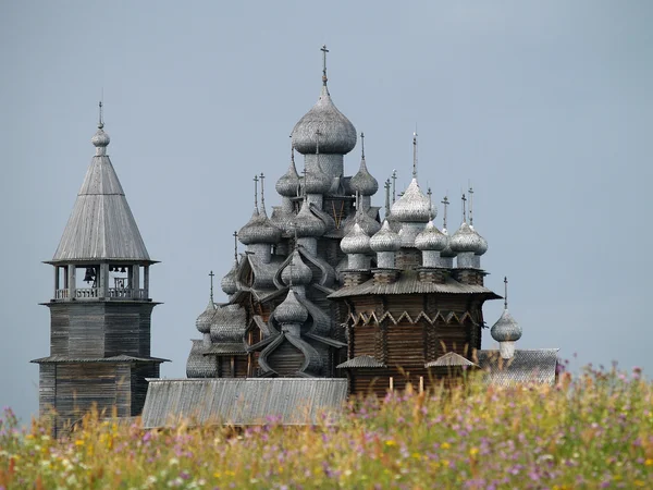 Igreja de madeira em Kizhi — Fotografia de Stock