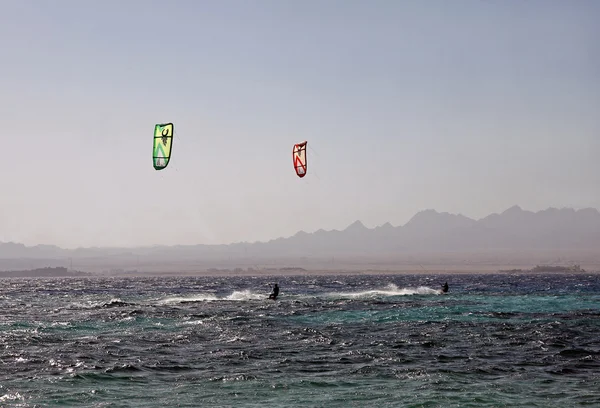 Kiteboarding — Zdjęcie stockowe