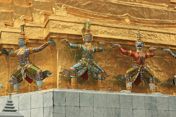 Arredamento nel tempio Thailandia — Foto Stock
