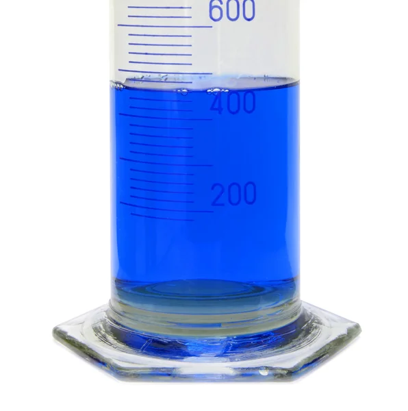 O líquido está num recipiente de vidro — Fotografia de Stock