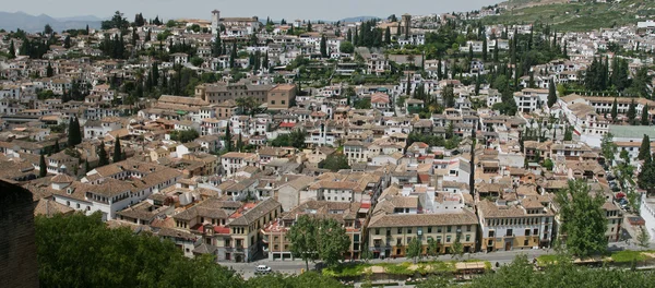 Panorama över staden granada, Spanien — Stockfoto