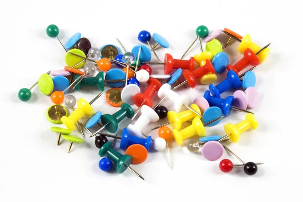 Colored drawing-pins