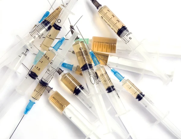 Medical syringes — Stock Photo, Image