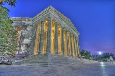 Jefferson Memorial HDR clipart