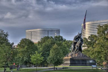 Iwo Jima Memorial HDR clipart