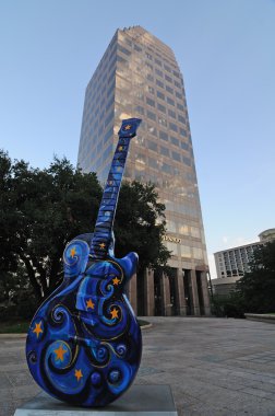 Guitar Statue clipart