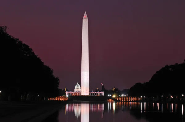 워싱턴 기념비 — 스톡 사진