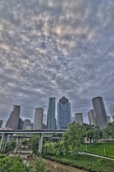 Houston Skyline Hdr —  Fotos de Stock