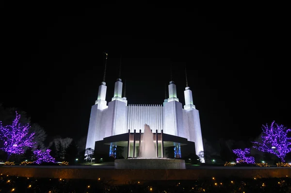 Templo mórmon — Fotografia de Stock