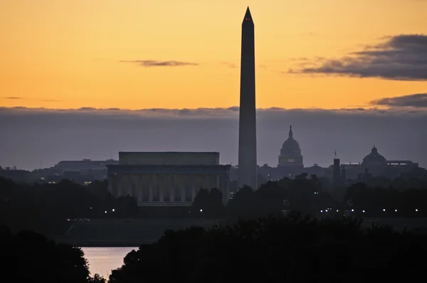Skyline von Washington D.C. — Stockfoto