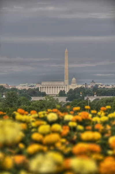 Washington dc horizonte hdr — Foto de Stock