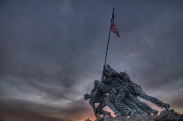 Iwo Jimy memorial hdr — Stock fotografie
