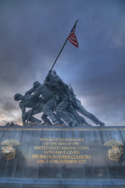 Iwo Jima Memorial HDR — Stock Photo, Image