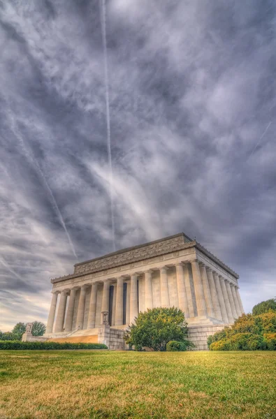Lincoln Anıtı hdr — Stok fotoğraf