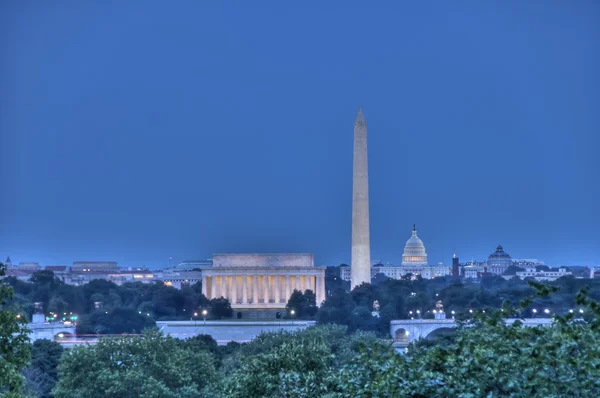 Washington dc horizonte hdr Imagen de archivo