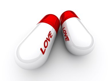 Love capsule clipart