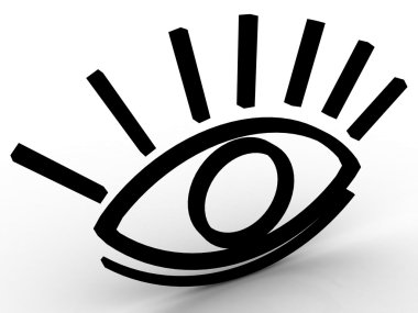 The stylised eye clipart