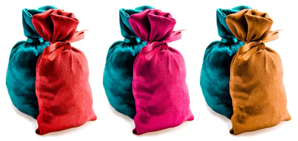 stock image Beautiful multi-coloured sacks