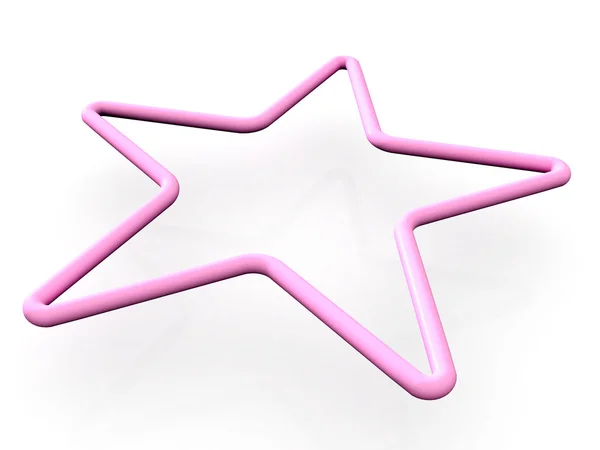 Stock image 3d star