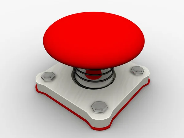 Κουμπί Έναρξη κόκκινο — Φωτογραφία Αρχείου