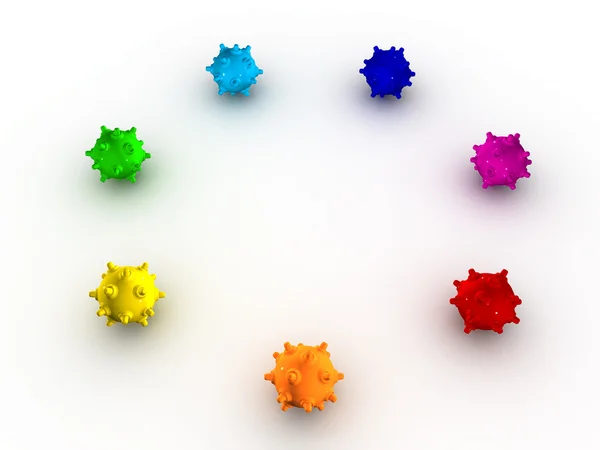 stock image Colored bombs